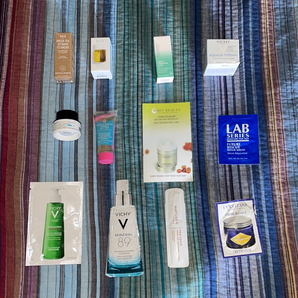 12 New skin care samples